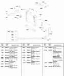 Part Location Diagram of 820617 Briggs and Stratton Support-Radiator